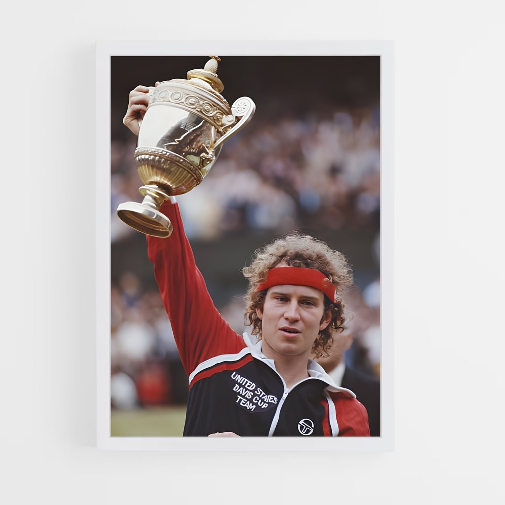 Poster La Victoire de McEnroe – affiche Tennis (vue 3)